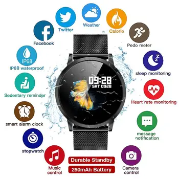 DK05 Smartwatch Waterproof Heart Rate Monitor Blood Pressure Women Men Smart Watch Fitness Tracker Pedometer Smart Bracelet Band
DK05 Smartwatch Waterproof Heart Rate Monitor Blood Pressure Women Men Smart Watch Fitness Tracker Pedometer Smart Bracelet Band