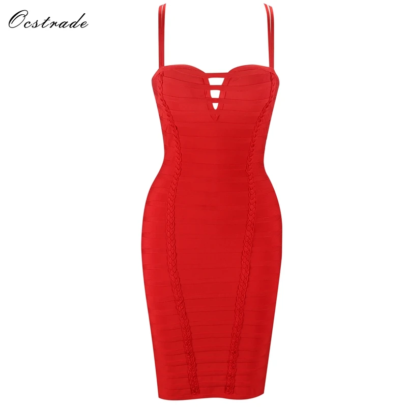 Ocstrade Women Bandage Dress 2019 Summer New Arrival Strappy Sleeveless Mini Rayon Party Sexy Red Bandage Dress HJ0369
Ocstrade Women Bandage Dress 2019 Summer New Arrival Strappy Sleeveless Mini Rayon Party Sexy Red Bandage Dress HJ0369
