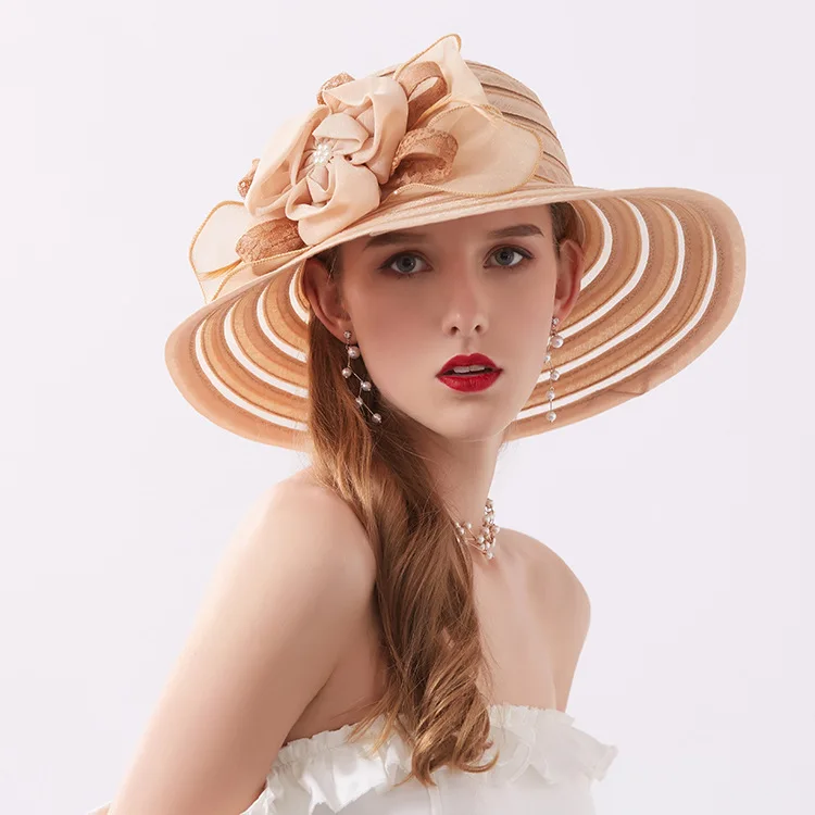 Mingli Tengda Big Eaves Formal Hat Women Lace Flowers Wedding Hat Shade Net Cap Fold Sandy Beach Hat Outdoors Bride Hat
Mingli Tengda Big Eaves Formal Hat Women Lace Flowers Wedding Hat Shade Net Cap Fold Sandy Beach Hat Outdoors Bride Hat