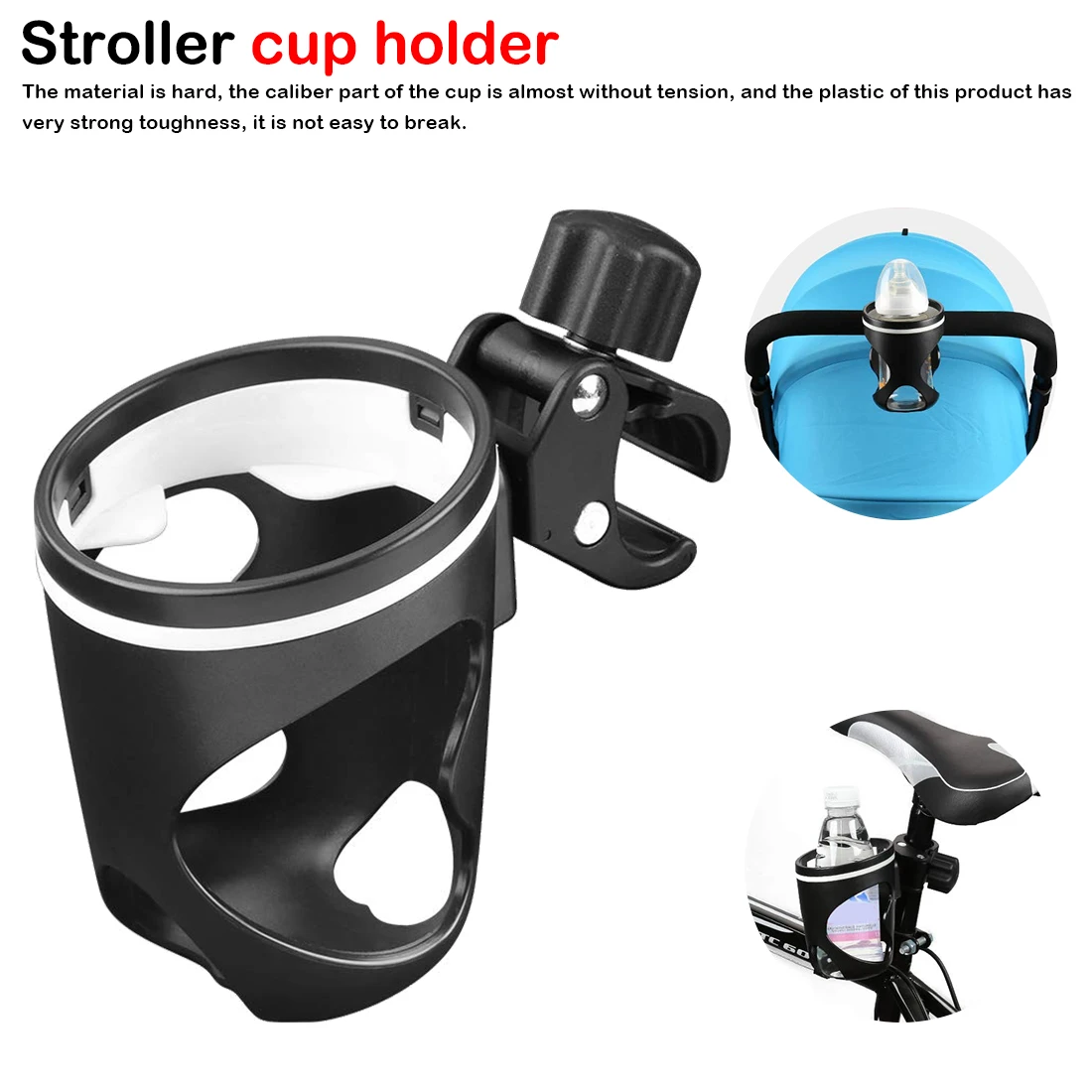 New Baby Stroller Cup Holder Rack Bottle Universal 360 Rotatable Cup Holder for Milk Bottle Cart Pram Stroller Accessories
New Baby Stroller Cup Holder Rack Bottle Universal 360 Rotatable Cup Holder for Milk Bottle Cart Pram Stroller Accessories