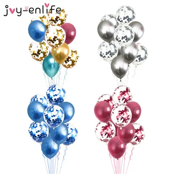 10pcs 12inch Metallic Colors Latex Balloons Confetti Birthday Party Decorations Mix Rose Wedding Decoration Helium Ballon
10pcs 12inch Metallic Colors Latex Balloons Confetti Birthday Party Decorations Mix Rose Wedding Decoration Helium Ballon