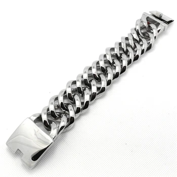 30MM 205g Huge Heavy Mens Boys 316L Stainless Steel Cool Cow Boy Biker Simple Bracelet Bracelet Newest Design
30MM 205g Huge Heavy Mens Boys 316L Stainless Steel Cool Cow Boy Biker Simple Bracelet Bracelet Newest Design