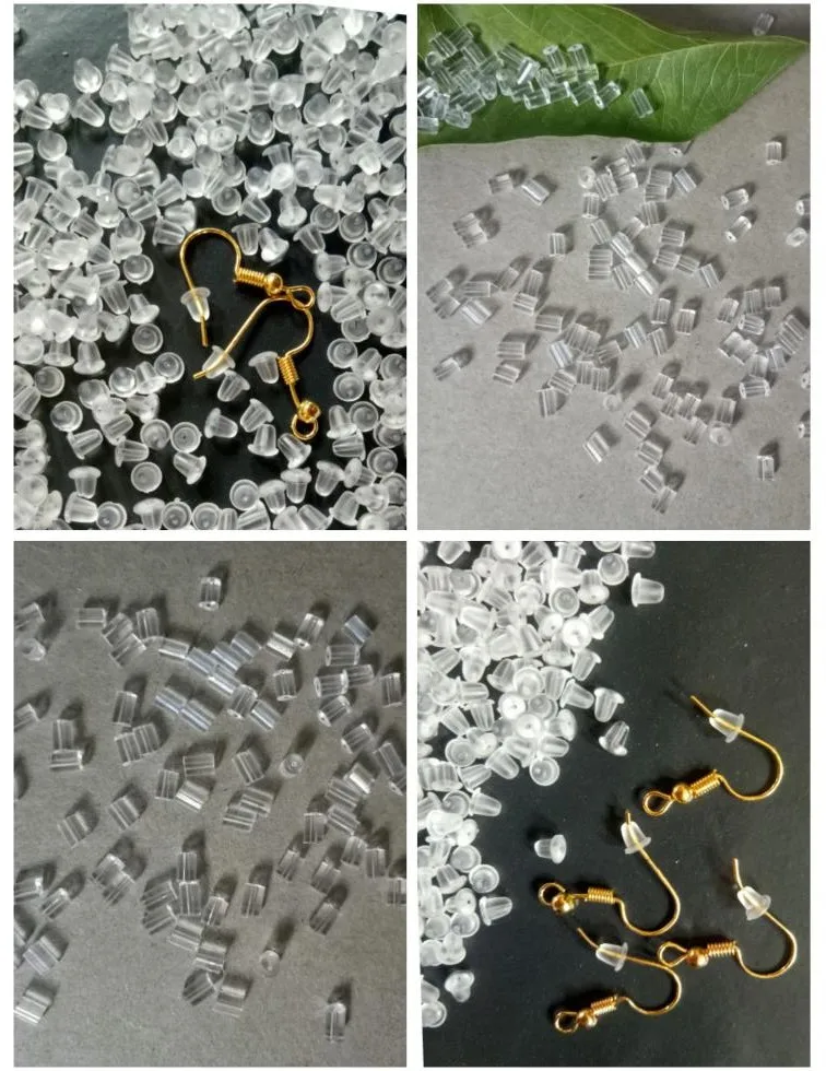 300pcs Silicone Barrel Bullet Earring Back Plug Cap Earrings Plastic Ear Plugging/blocked Earring back DIY Jewelry Accessories
300pcs Silicone Barrel Bullet Earring Back Plug Cap Earrings Plastic Ear Plugging/blocked Earring back DIY Jewelry Accessories