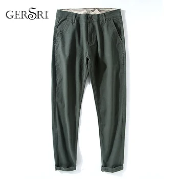 Gersri Men's Ninth Pants Pure cotton trousers Mens Outside pencil pants Joggers Autumn Spring Young Korean Pants Male Plus Size
Gersri Men's Ninth Pants Pure cotton trousers Mens Outside pencil pants Joggers Autumn Spring Young Korean Pants Male Plus Size