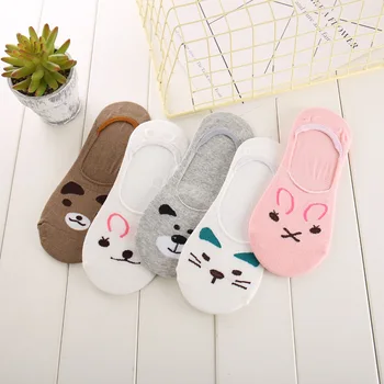 Women Cute Mini Socks Low Cut Fashion Socks Invisible Cotton Socks Nonslip Cartoon Animal Design Rabbit Socks
Women Cute Mini Socks Low Cut Fashion Socks Invisible Cotton Socks Nonslip Cartoon Animal Design Rabbit Socks