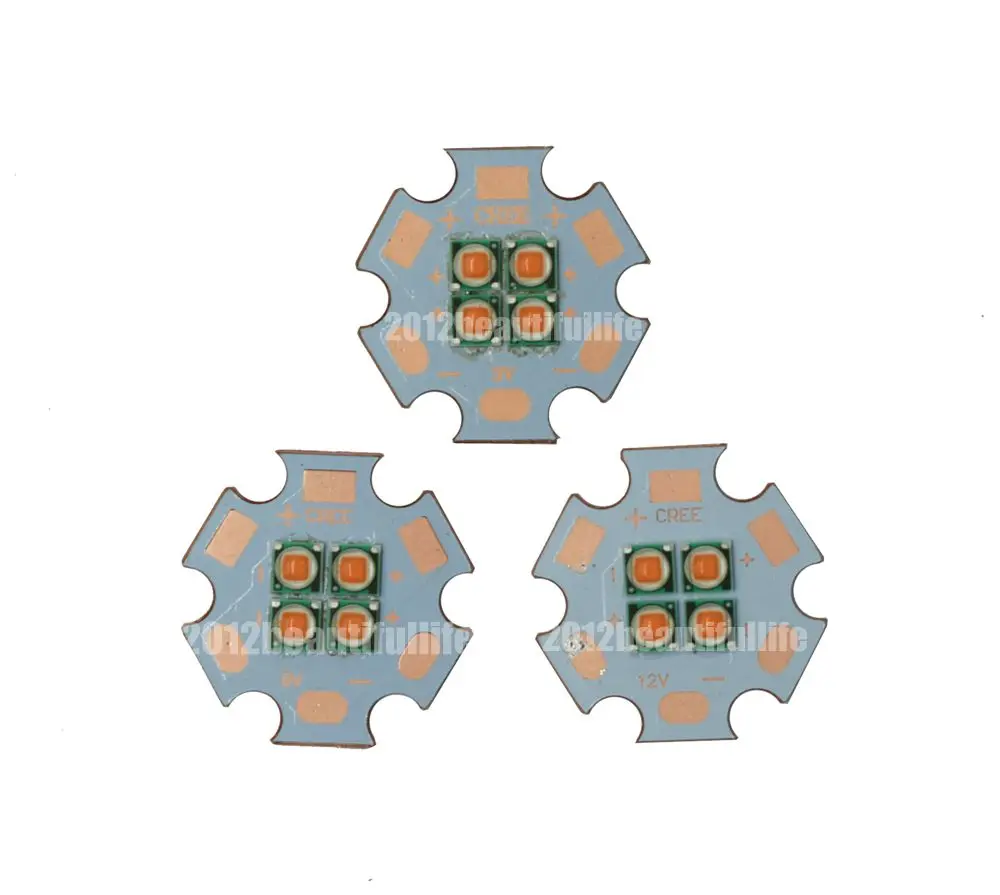 2pcs/lot 3V 6V 12V 10W-12W Full Spectrum 380-840nm High Power Led on 20mm Copper PCB
2pcs/lot 3V 6V 12V 10W-12W Full Spectrum 380-840nm High Power Led on 20mm Copper PCB