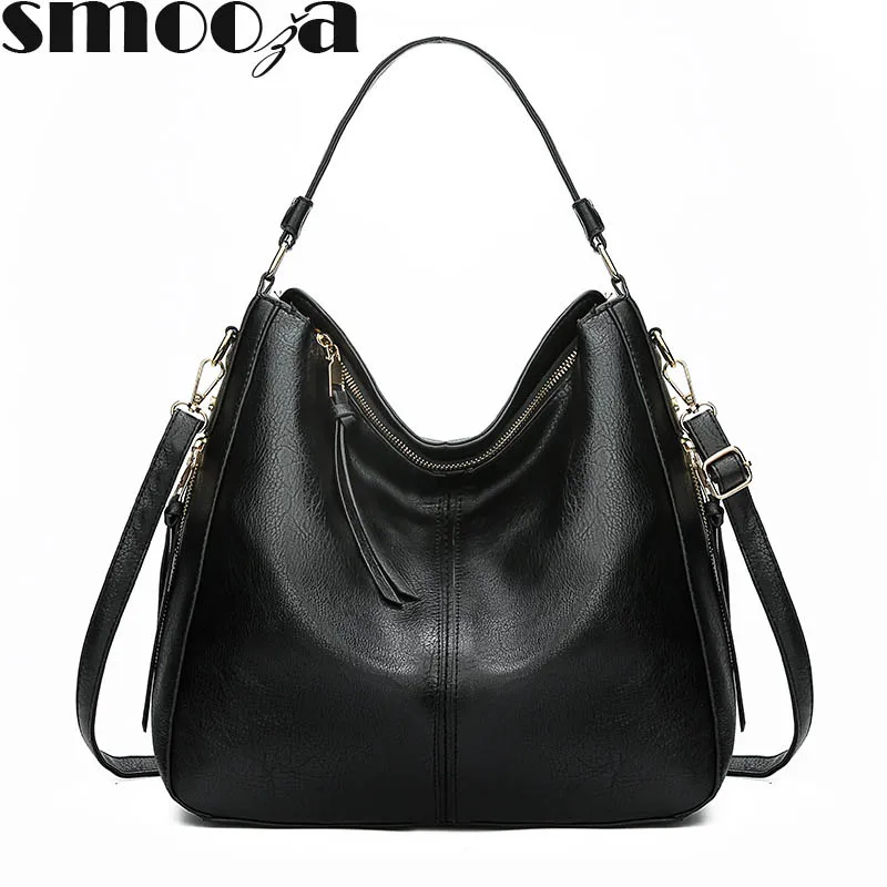 SMOOZA handbags women shoulder crossbody bag female casual large totes high quality artificial leather ladies hobo messenger bag
SMOOZA handbags women shoulder crossbody bag female casual large totes high quality artificial leather ladies hobo messenger bag