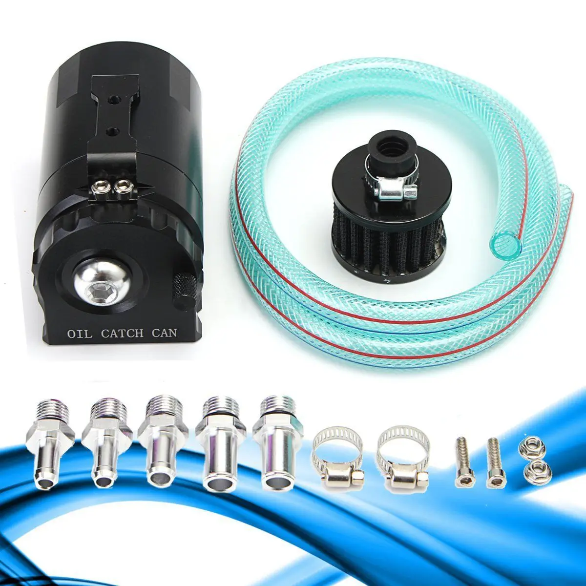JX-LCLYL Aluminum Cylinder Engine Oil Catch Can Tank Reservoir Breather Filter Black
JX-LCLYL Aluminum Cylinder Engine Oil Catch Can Tank Reservoir Breather Filter Black