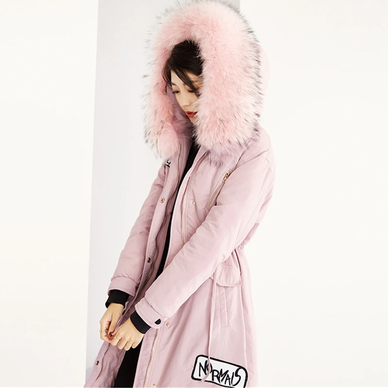 2018 Fashion Winter Cotton Down Jackets Women Coat Real Large Raccoon Fur Collar Thick Long Ladie Down & Parkas Army Green LCY08
2018 Fashion Winter Cotton Down Jackets Women Coat Real Large Raccoon Fur Collar Thick Long Ladie Down & Parkas Army Green LCY08