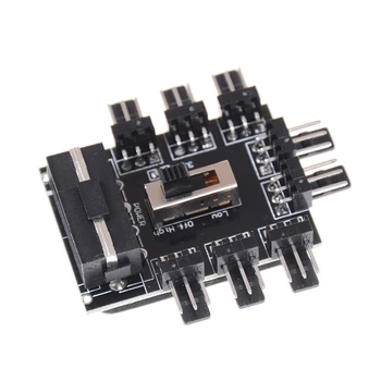 PC Computer IDE Molex 1 to 8 Multi Way Splitter Cooler Cooling Fan Hub 3pin 12V Power Socket PCB Adapter 2 Level Speed Control
PC Computer IDE Molex 1 to 8 Multi Way Splitter Cooler Cooling Fan Hub 3pin 12V Power Socket PCB Adapter 2 Level Speed Control