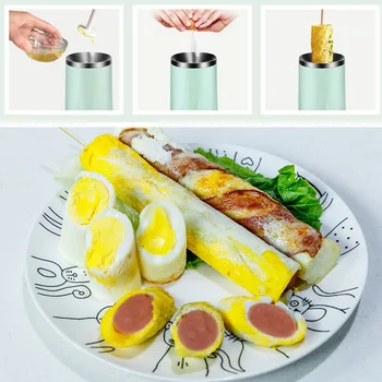 Pokich Stainless Steel Single Tube Egg Roll Automatic Household Maker Machine Electric Egg Mold Breakfast Tool US Plug
Pokich Stainless Steel Single Tube Egg Roll Automatic Household Maker Machine Electric Egg Mold Breakfast Tool US Plug