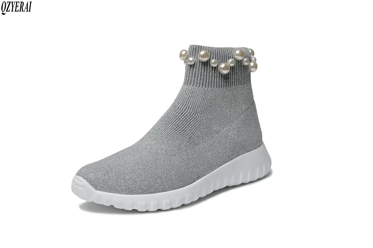 2019 European fashion personalized sock women boots knitted fabrics authentic styles plush lining women boots women shoes
2019 European fashion personalized sock women boots knitted fabrics authentic styles plush lining women boots women shoes
