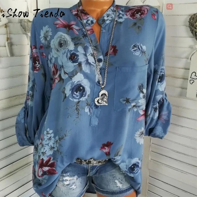 Floral Print Women Blouse Summer Top Plus Size Long Sleeve Shirt Harajuku Printed Blusa Feminina Womens Tops And Blouses#ghc
Floral Print Women Blouse Summer Top Plus Size Long Sleeve Shirt Harajuku Printed Blusa Feminina Womens Tops And Blouses#ghc