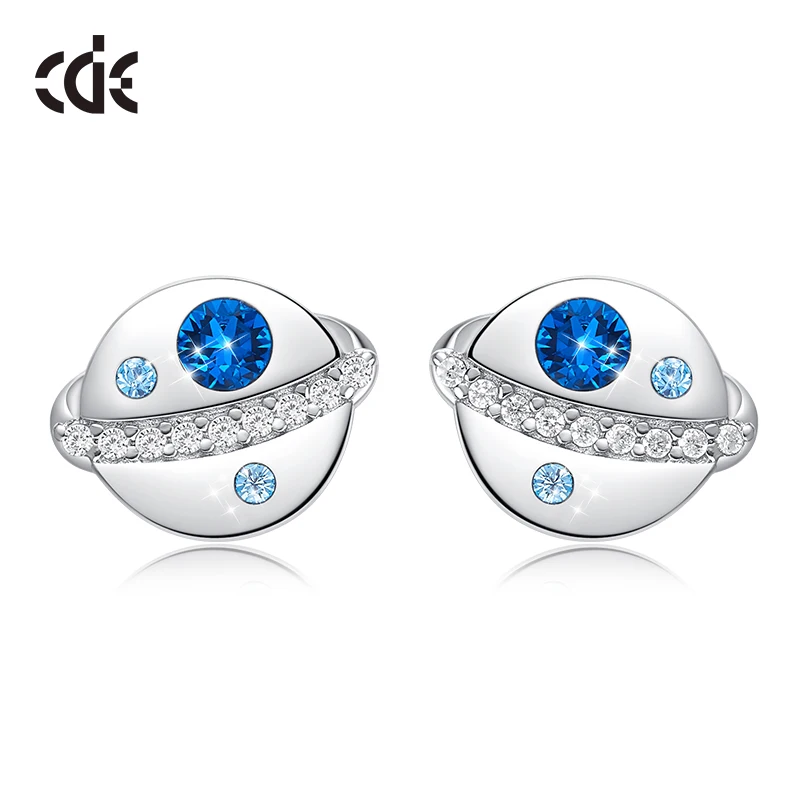 CDE 925 Sterling Silver Earrings Embellished with crystals from Swarovski Planet Earrings For Women Geometric Jewelry Gift
CDE 925 Sterling Silver Earrings Embellished with crystals from Swarovski Planet Earrings For Women Geometric Jewelry Gift