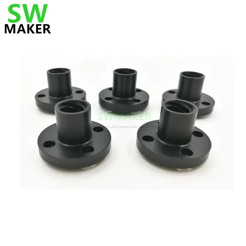 SWMAKER 5pcs Black TR8 Lead Screw POM nut TR8x2/TR8x4/TR8x8 Trapezoidal Screw Nuts Delrin Nuts 8mm Smooth freeshipping
SWMAKER 5pcs Black TR8 Lead Screw POM nut TR8x2/TR8x4/TR8x8 Trapezoidal Screw Nuts Delrin Nuts 8mm Smooth freeshipping