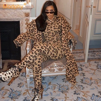 2019 Autumn New Women's Sexy Leopard Bodycon Jumpsuit Long Sleeve Slim Jumpsuit Club Celebrity Party Jumpsuit
2019 Autumn New Women's Sexy Leopard Bodycon Jumpsuit Long Sleeve Slim Jumpsuit Club Celebrity Party Jumpsuit