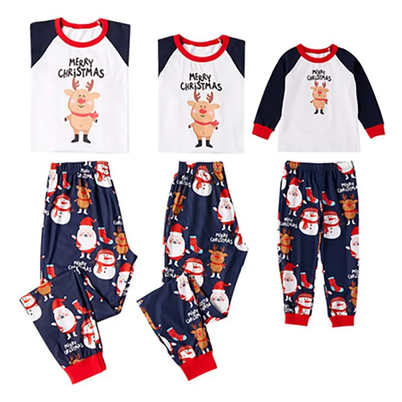 Leisure Home Clothes Red Christmas Pajamas Suit New 2018 Deer Print Mother Father & Kids Family Sleepwears Parent-child Outfit
Leisure Home Clothes Red Christmas Pajamas Suit New 2018 Deer Print Mother Father & Kids Family Sleepwears Parent-child Outfit