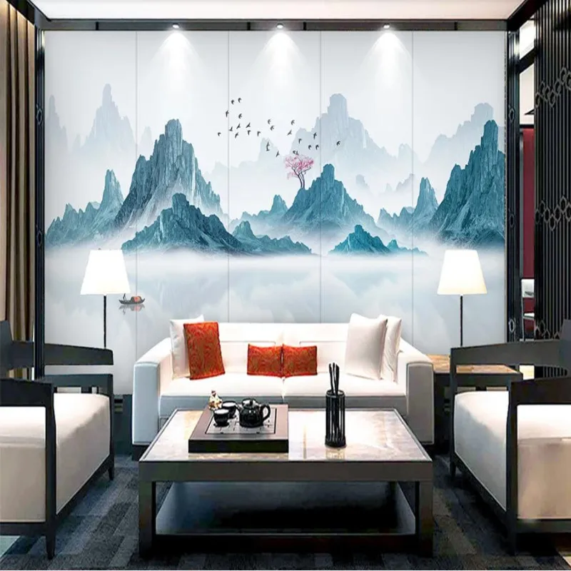 Abstract simple ink landscape water and water wealth landscape decoration painting
Abstract simple ink landscape water and water wealth landscape decoration painting