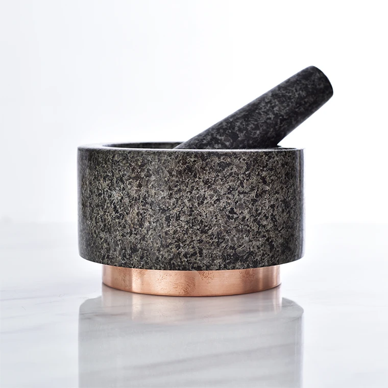 Nordic natural marble brass rose gold western food seasoning grinder garlic masher
Nordic natural marble brass rose gold western food seasoning grinder garlic masher