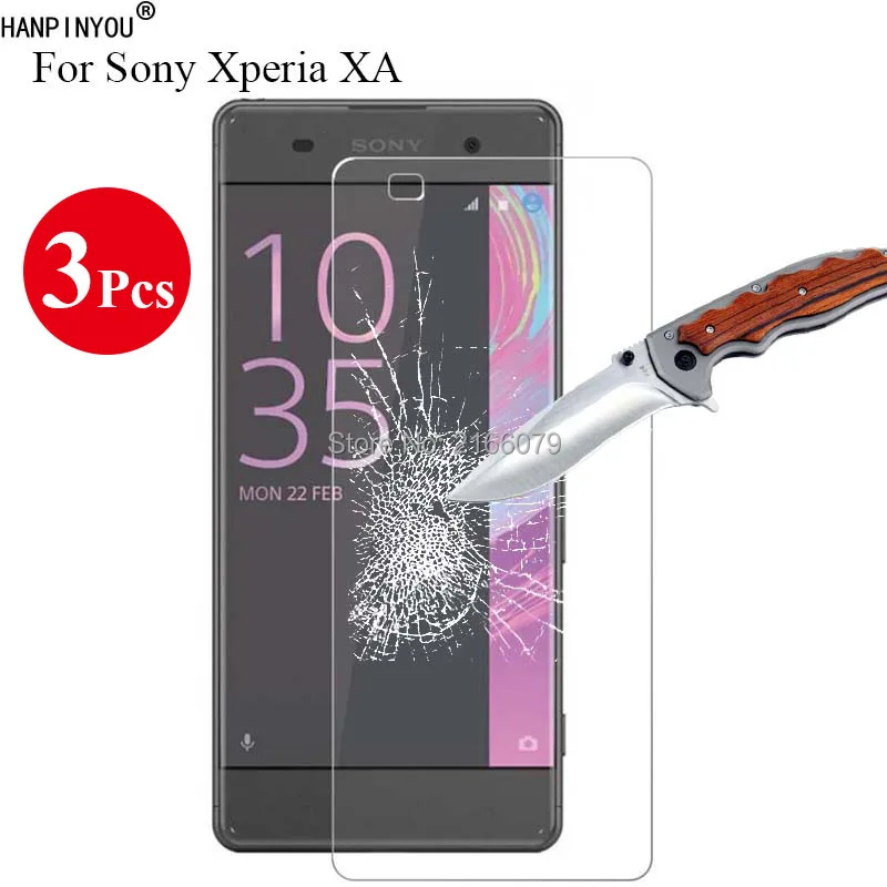 3 Pcs/Lot 9H 2.5D Tempered Glass Screen Protector For Sony Xperia XA / XA Dual F3111 F3112 5.0" Protective Film + Clean Tools
3 Pcs/Lot 9H 2.5D Tempered Glass Screen Protector For Sony Xperia XA / XA Dual F3111 F3112 5.0" Protective Film + Clean Tools