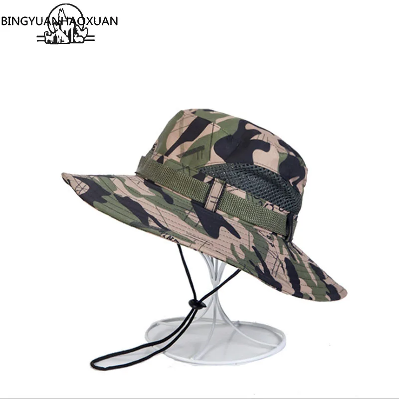 BINGYUANHAOXUAN Bucket Hats Military Camouflage Boonie Hats Wide Brim Fisherman Caps UV Protection Hats Hiking
BINGYUANHAOXUAN Bucket Hats Military Camouflage Boonie Hats Wide Brim Fisherman Caps UV Protection Hats Hiking
