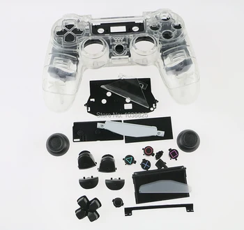 Wireless Game Controller Gamepad Shell Case Transparent Cover +full set ButtonsFor PS4
Wireless Game Controller Gamepad Shell Case Transparent Cover +full set ButtonsFor PS4