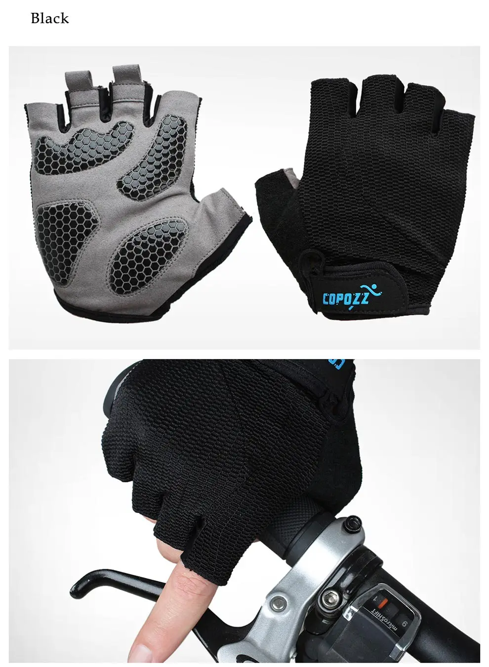 shock absorbing bike gloves