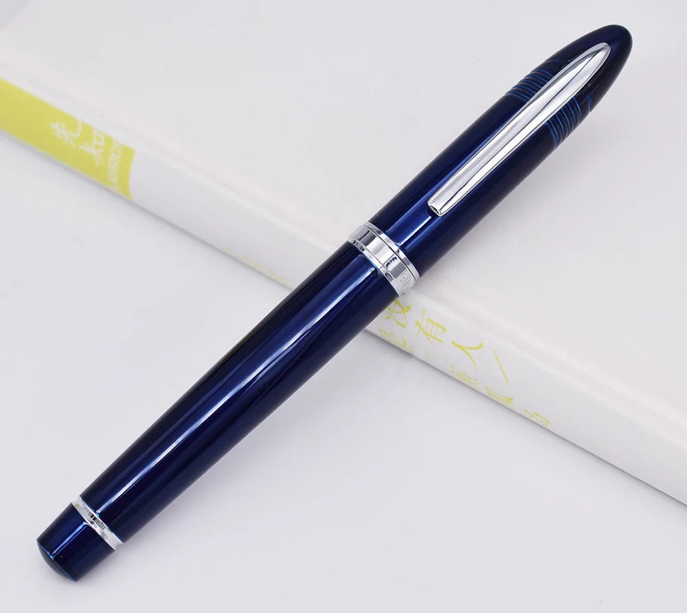 Duke Classic Fountain Pen 911 Dark Blue Big Shark Shape Full Metal Iridium Medium Nib Writing Pen Business Office Home Supplies
Duke Classic Fountain Pen 911 Dark Blue Big Shark Shape Full Metal Iridium Medium Nib Writing Pen Business Office Home Supplies