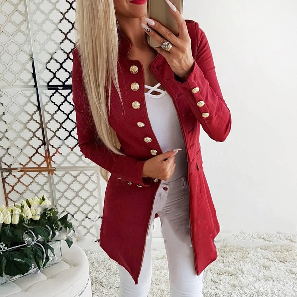 Vintage Women OL Casual Blazer Suit Long Sleeve Slim Fit Jacket Coat Outwear For Winter Autumn
Vintage Women OL Casual Blazer Suit Long Sleeve Slim Fit Jacket Coat Outwear For Winter Autumn
