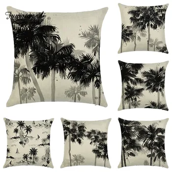 Fuwatacchi 100% Pure one side Linen Cushion Cover coconut tree Throw Pillow Cover Pillowcases cushion cover pillow Home cover
Fuwatacchi 100% Pure one side Linen Cushion Cover coconut tree Throw Pillow Cover Pillowcases cushion cover pillow Home cover