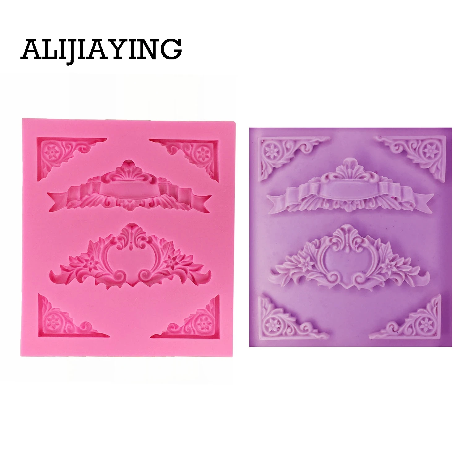 M1242 1Pcs Border silicone mould fondant molds Bow lace cake decorating tools chocolate gumpaste mold
M1242 1Pcs Border silicone mould fondant molds Bow lace cake decorating tools chocolate gumpaste mold