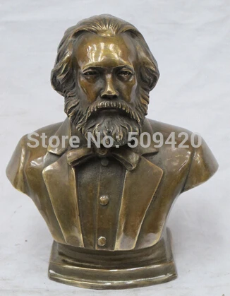 fast Shipping8"Western Art Bronze Karl Marx German proletarian revolutionist economist statue
fast Shipping8"Western Art Bronze Karl Marx German proletarian revolutionist economist statue