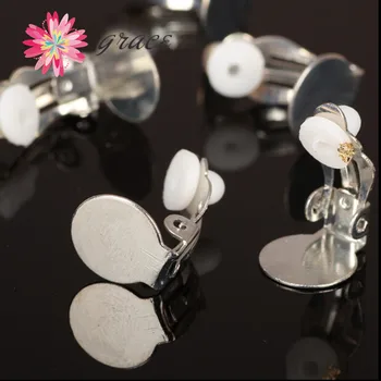 Metal Rhodium Silver Tone Clip On Earring Flat Pad Findings With Loop Clasp Round Blank Base For Diy Earring Making Accessories
Metal Rhodium Silver Tone Clip On Earring Flat Pad Findings With Loop Clasp Round Blank Base For Diy Earring Making Accessories