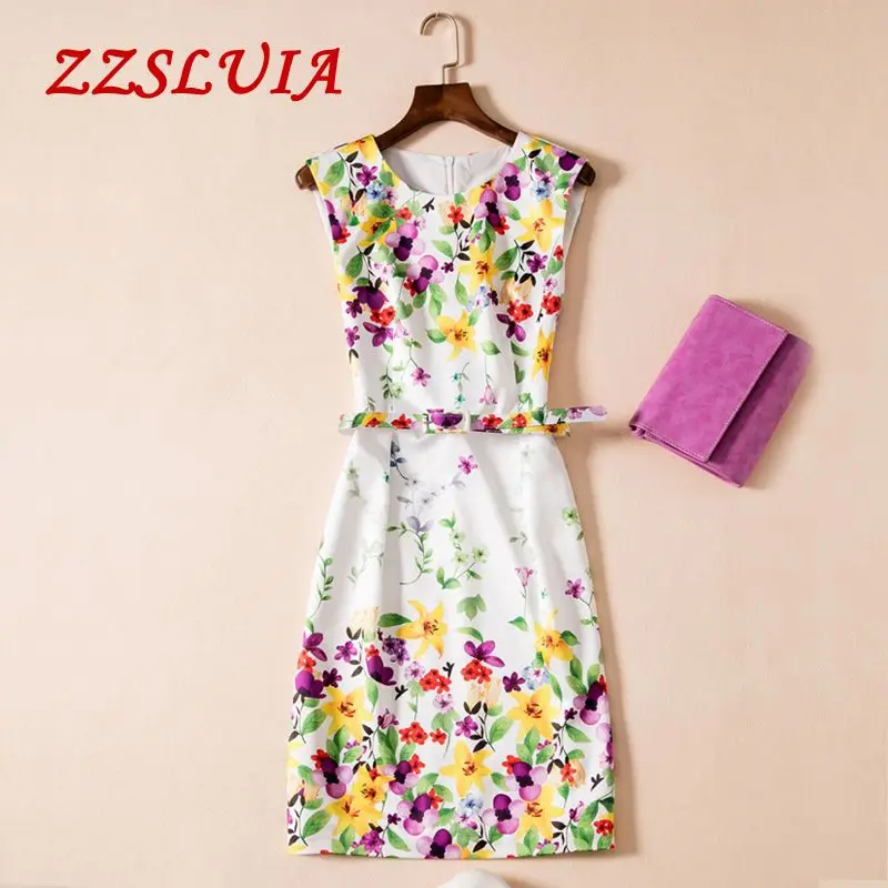 High quality new arrive fashion flower print 2018 summer sleeveless O-neck sexy one-piece dress XXL Wk801
High quality new arrive fashion flower print 2018 summer sleeveless O-neck sexy one-piece dress XXL Wk801