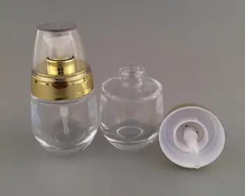 12 x 30ml glass lotion bottle 1 oz clear glass bottle with Gold lotion pump new cosmetic container
12 x 30ml glass lotion bottle 1 oz clear glass bottle with Gold lotion pump new cosmetic container