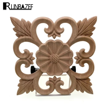 RUNBAZEF Wooden Decoration Loud Carving Square Decorative Flower vintage Home decor Furnishings craft wood figurine miniature
RUNBAZEF Wooden Decoration Loud Carving Square Decorative Flower vintage Home decor Furnishings craft wood figurine miniature