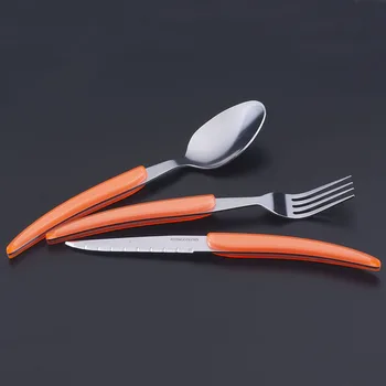 Hot 3pcs Orange Cutlery Stainless Steel Tableware Dinner Knife and Fork Tablespoon Set w/ABS Soft Handle Food Cutlery set
Hot 3pcs Orange Cutlery Stainless Steel Tableware Dinner Knife and Fork Tablespoon Set w/ABS Soft Handle Food Cutlery set