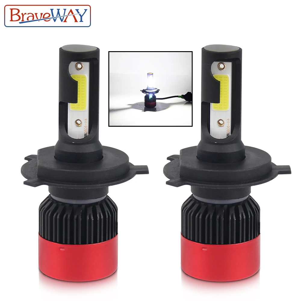 BraveWay Led Light for Auto H4 9005 9006 HB3 HB4 Small Size Led Bulbs for Cars H4 Headlight Auto Led Lamp H4 LED Headlamp
BraveWay Led Light for Auto H4 9005 9006 HB3 HB4 Small Size Led Bulbs for Cars H4 Headlight Auto Led Lamp H4 LED Headlamp