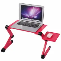 Adjustable Portable Laptop Table Stand Lap Sofa Bed Tray Computer Desk Laptop Notebook Desk Bed Table Office Home Desks image