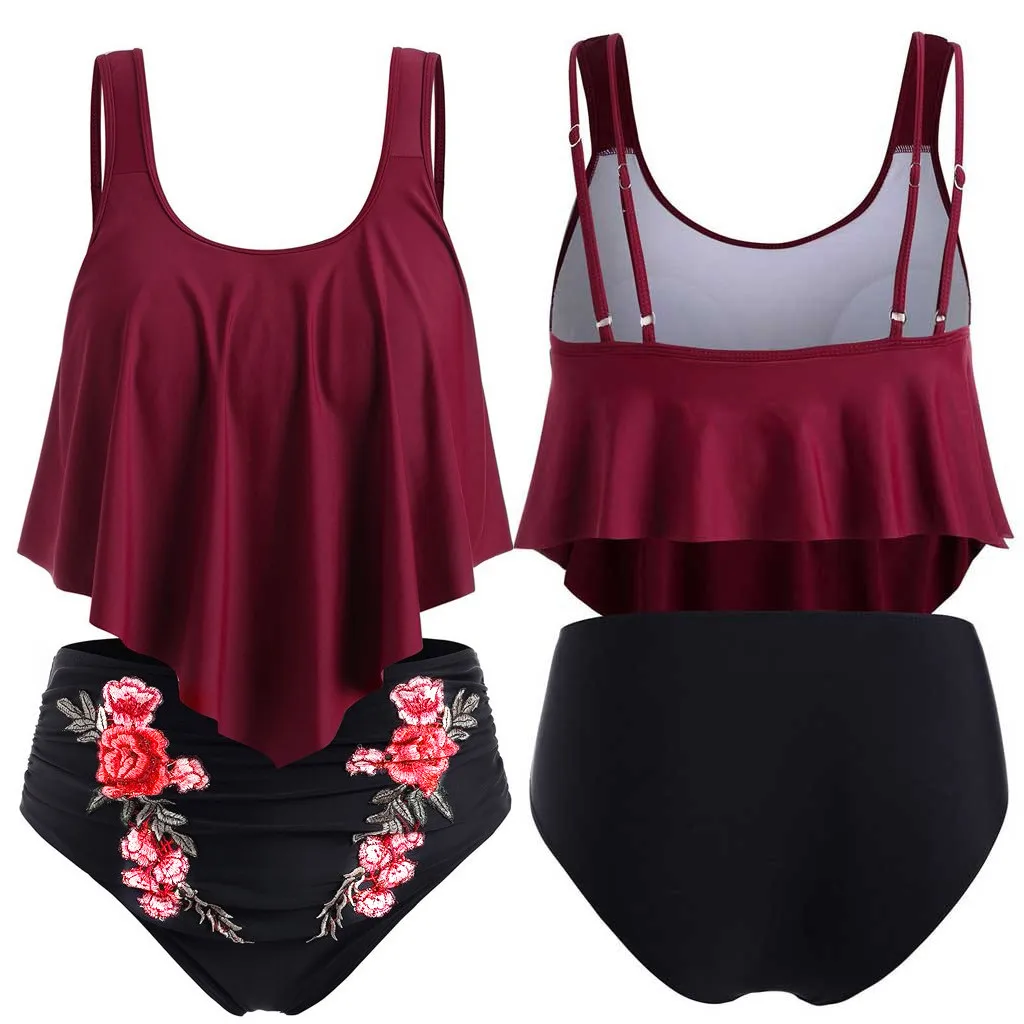 CHAMSGENDPlus Size Overlay Embroidery Bikini Sets Scoop Neck Swimwear Women Sexy Swimsuit Padded Bikini Femme Beach Bathing Suit
CHAMSGENDPlus Size Overlay Embroidery Bikini Sets Scoop Neck Swimwear Women Sexy Swimsuit Padded Bikini Femme Beach Bathing Suit