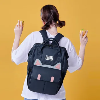Cute Cat Backpack Women School Bags For Teenage Girls Nylon Women Travel Bags Ladies School Backpack Women Mochilas
Cute Cat Backpack Women School Bags For Teenage Girls Nylon Women Travel Bags Ladies School Backpack Women Mochilas
