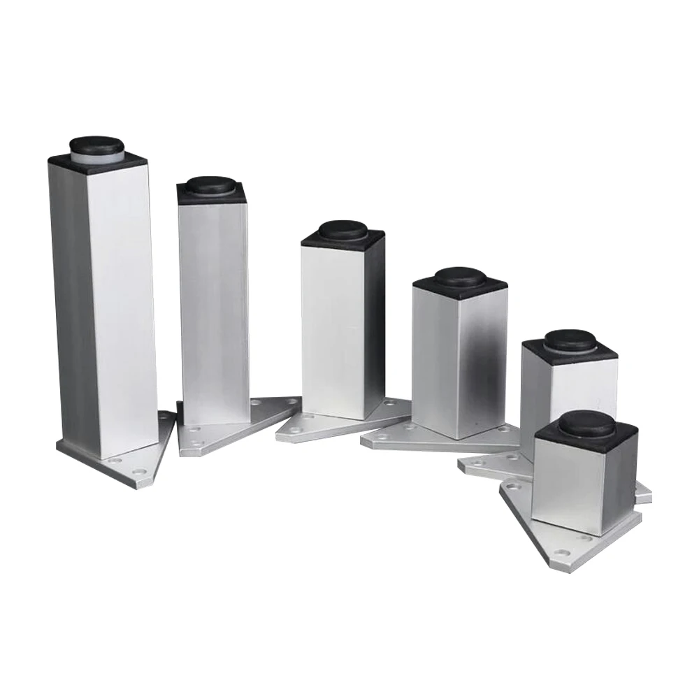 8mm Adjustable Triangle Base Furniture Legs Cabinet Sofa 80/100/120/150/180mm Silver Aluminum alloy 4pcs
8mm Adjustable Triangle Base Furniture Legs Cabinet Sofa 80/100/120/150/180mm Silver Aluminum alloy 4pcs