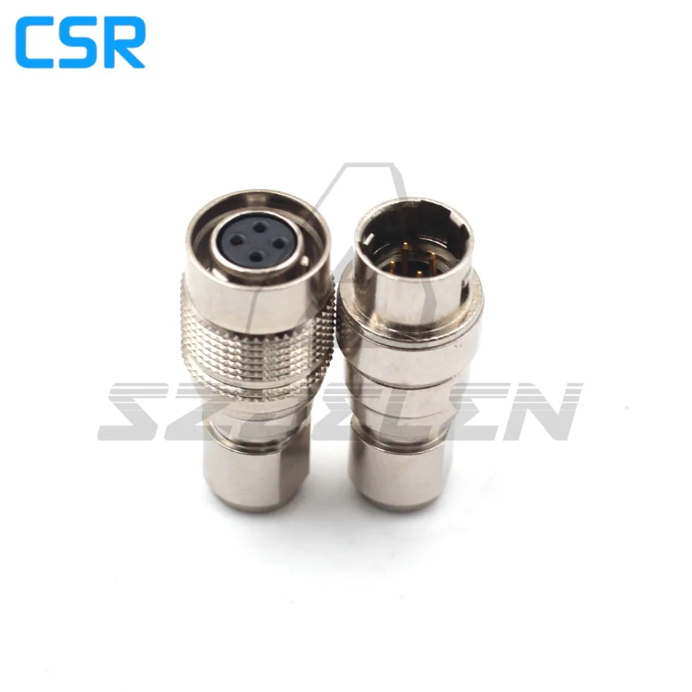 Hirose Connector 4pin , HR10A-7P-4s/HR10A-7R-4p, 4pin cable plug and socket, 4-pin male and female docking connector
Hirose Connector 4pin , HR10A-7P-4s/HR10A-7R-4p, 4pin cable plug and socket, 4-pin male and female docking connector