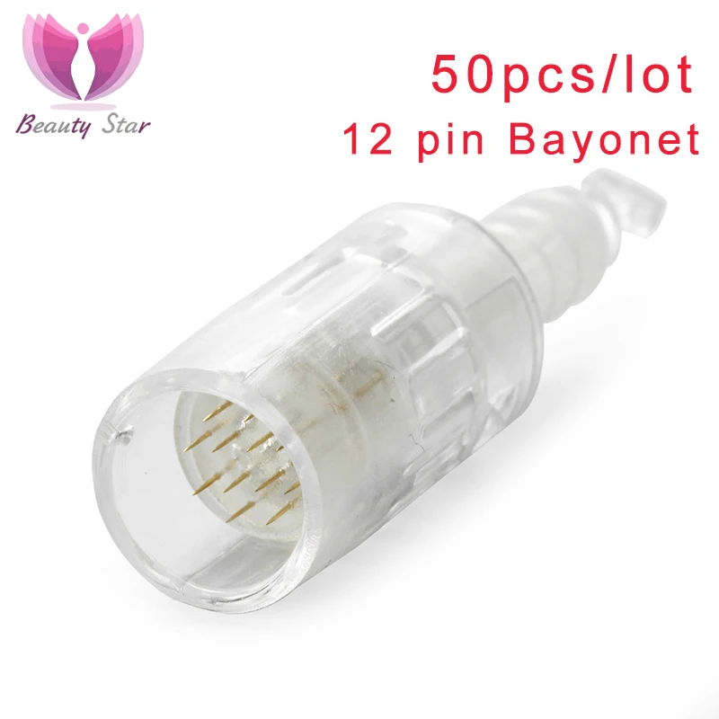 50 PCS Electric Derma Pen Needles Bayonet 12 pin Cartridge For Auto Derma Pen Tattoo Needles 12 pin Needle Tip Skin Care
50 PCS Electric Derma Pen Needles Bayonet 12 pin Cartridge For Auto Derma Pen Tattoo Needles 12 pin Needle Tip Skin Care