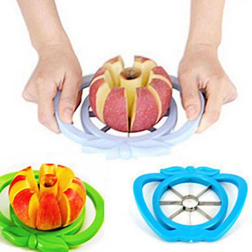 Kitchen Apple Slicer Corer Cutter Pear Fruit Divider Tool Comfort Handle for Peeler | Дом и сад