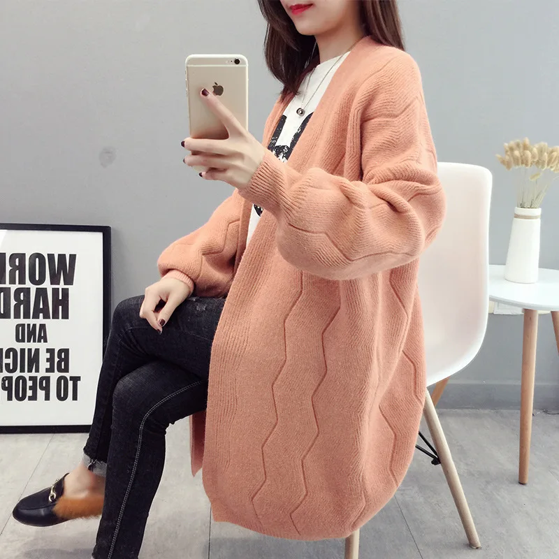 high quality New Spring Autumn Knitted Sweater Cardigan Women winter Jacket Loose Big yards joker Long Sweaters coat
high quality New Spring Autumn Knitted Sweater Cardigan Women winter Jacket Loose Big yards joker Long Sweaters coat