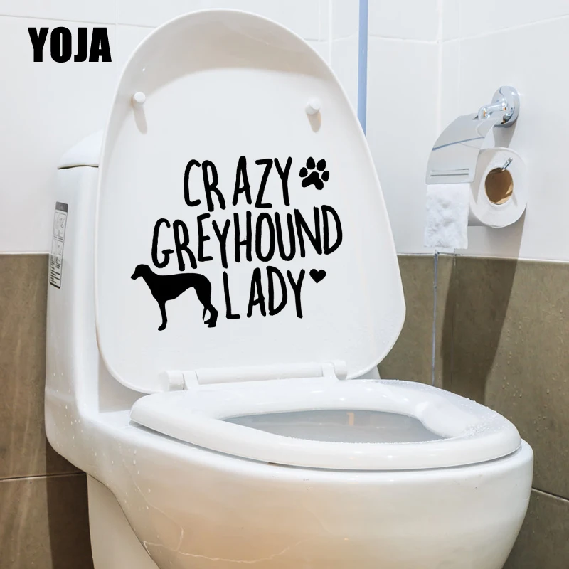 YOJA 23.4X18.4CM Crazy Greyhound Lady Bedroom Home Decor Toilet Decal Wall Sticker Dog T5-1425
YOJA 23.4X18.4CM Crazy Greyhound Lady Bedroom Home Decor Toilet Decal Wall Sticker Dog T5-1425