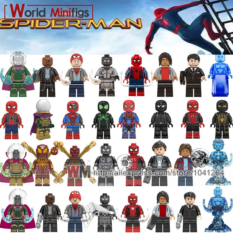 Single X0266 Peter Parker Mysterio Spider-Man Maria Hill Hydro-Man Ned-Liz Super Heroes Building Blocks Children Gifts Toys
Single X0266 Peter Parker Mysterio Spider-Man Maria Hill Hydro-Man Ned-Liz Super Heroes Building Blocks Children Gifts Toys
