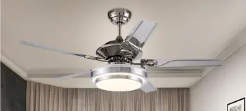 Ceiling fan light lamp living room ceiling light restaurant LED European modern minimalist stainless steel fan lamp 52"48" 42"
Ceiling fan light lamp living room ceiling light restaurant LED European modern minimalist stainless steel fan lamp 52"48" 42"