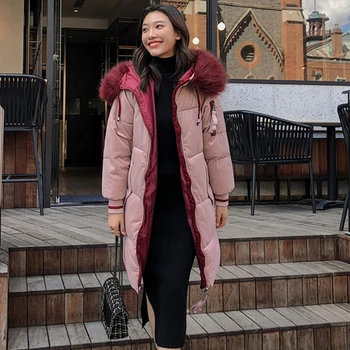 Velvet 2019 Women Winter Jacket High Quality Warm Thicken Female Long Parka Snow Wear Padded Hooded With Fur Coat
Velvet 2019 Women Winter Jacket High Quality Warm Thicken Female Long Parka Snow Wear Padded Hooded With Fur Coat